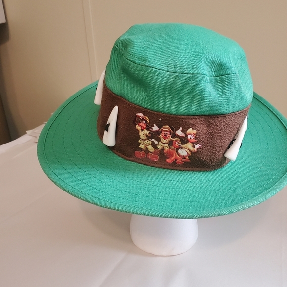 DISNEY PARKS WALT DISNEY WILDLIFE SAFARI HAT. YOUTH. GREEN - Picture 7 of 12